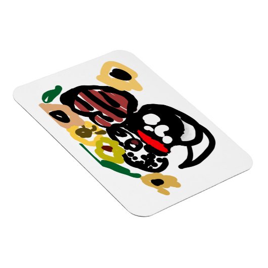 Dalmatian sunflowers magnet (Rechte Seite)