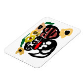 Dalmatian sunflowers magnet (Linke Seite)