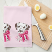 Dalmatian trio geschirrtuch (Viertel Falte)