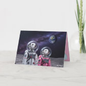 Dalmatian Valentine Card Feiertagskarte (Rückseite)