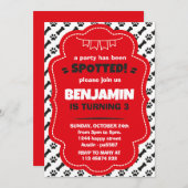 Dalmatians Invitation for Birthday Party Puppy Dog Einladung (Vorne/Hinten)