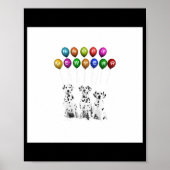 Dalmatians Wishing Happy New Year 2016  Poster (Vorne)