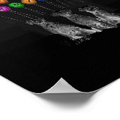 Dalmatians Wishing Happy New Year 2016 T Shirt Poster (Ecke)