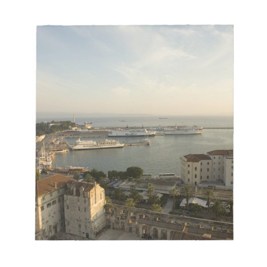 Dalmatien, Split. Sicht auf Riva Notizblock (Vorderseite)