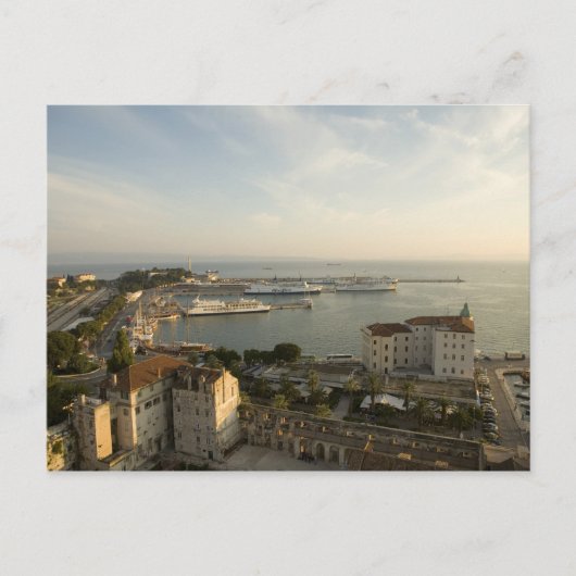 Dalmatien, Split. Sicht auf Riva Postkarte (Vorderseite)