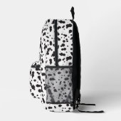 Dalmatine Dots Muster Bedruckter Rucksack (Rechts)