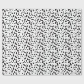 Dalmatine Dots Muster Geschenkpapier (Flach)