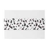 Dalmatine Punkt-Muster Einladungsbanderole (Rückseitenbeispiel)