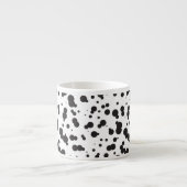 Dalmatine Punkt-Muster Espressotasse (Vorderseite)