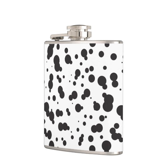 Dalmatine Punkt-Muster Flachmann (Links)