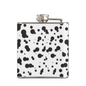 Dalmatine Punkt-Muster Flachmann (Rückseite)