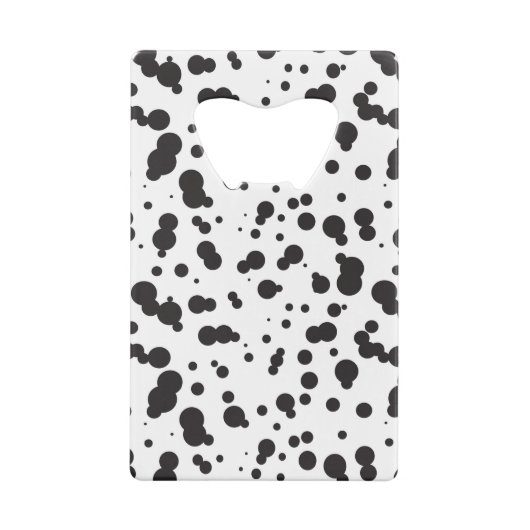 Dalmatine Punkt-Muster Geldbeutel Flaschenöffner (Rückseite)