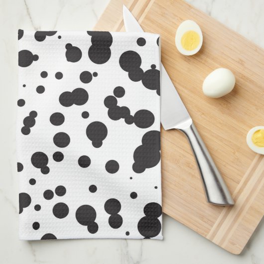 Dalmatine Punkt-Muster Handtuch (Viertel Falte)