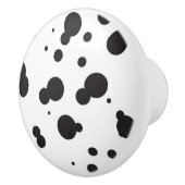Dalmatine Punkt-Muster Keramikknauf (Rechts)