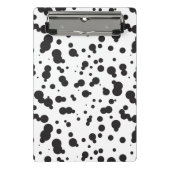 Dalmatine Punkt-Muster Mini Klemmbrett (Vorderseite)
