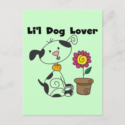 Dalmatinenhund Lover Tshirts und Geschenke Postkarte (Vorderseite)