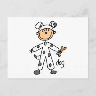 Dalmatinenhundkleid Tshirts und Geschenke Postkarte