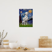 Dalmatiner 1 - Starry Night (Vert) Poster (Küche)