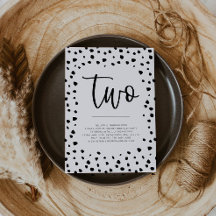 Dalmatiner 2. Geburtstag Einladung