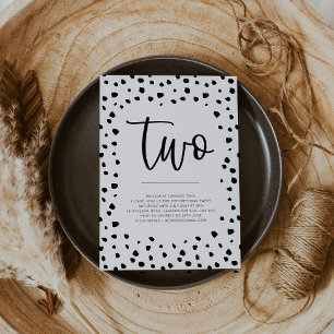 Dalmatiner 2. Geburtstag Einladung