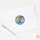 Dalmatiner Agility Geschenke Runder Aufkleber (Umschlag)