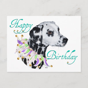 Dalmatiner Alles Gute zum Geburtstag Postkarte