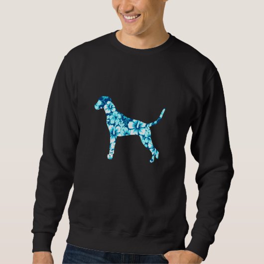 Dalmatiner Aloha Hawaiian Dog Sweatshirt (Vorderseite)