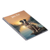 Dalmatiner am See Notizblock (Rechte Seite)