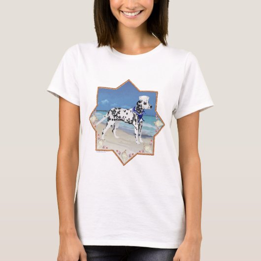 Dalmatiner an der Küste T-Shirt (Vorderseite)