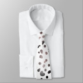 Dalmatiner Animal Print Cruella Deville Neck Tie Krawatte (Gebunden)