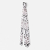 Dalmatiner Animal Print Cruella Deville Neck Tie Krawatte (Rückseite)