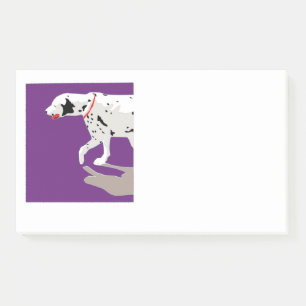 Dalmatiner Art Post-It® Notes, 10" x 6" Post-it Klebezettel