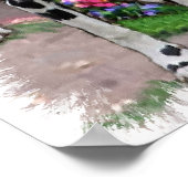 Dalmatiner Art Print Poster (Ecke)