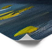 Dalmatiner auf dem Paddle: Ein Landschaftliches Ab Poster (Ecke)