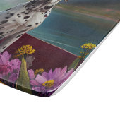 Dalmatiner auf dem Paddle: Ein Landschaftliches Ab Schneidebrett (Ecke)