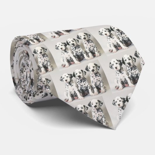 DALMATINER AUF DER KRAWATTE (Gerollt)