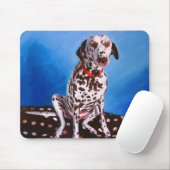 Dalmatiner auf spotty Kissen 2011 Mousepad (Mit Mouse)