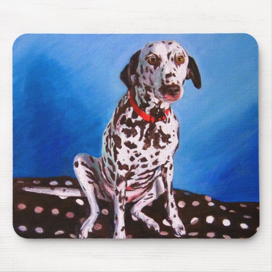 Dalmatiner auf spotty Kissen 2011 Mousepad (Vorne)