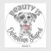 Dalmatiner Aufkleber (Blatt)