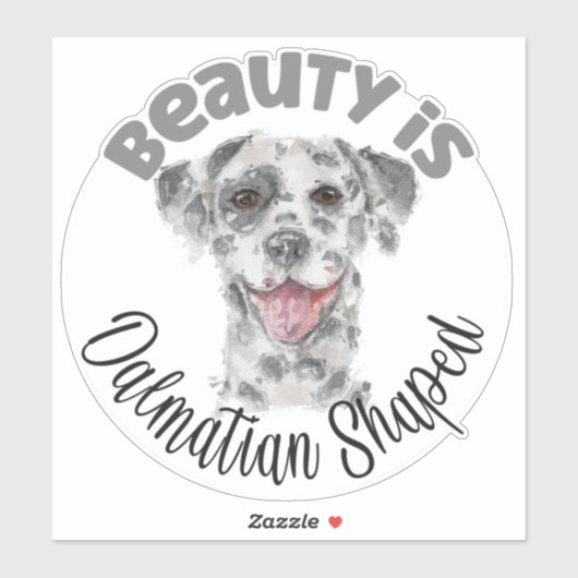 Dalmatiner Aufkleber (Blatt)