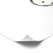 Dalmatiner ausgestopfter Hund zeichnend Kontur ein Fotodruck (Ecke)