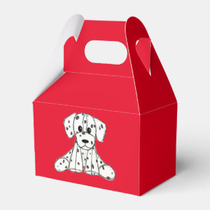 Dalmatiner ausgestopfter Hund Zeichnung Umriss ein Geschenkschachtel