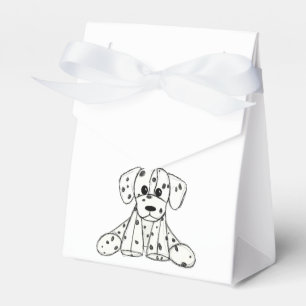Dalmatiner ausgestopfter Hund Zeichnung Umriss ein Geschenkschachtel