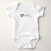 Dalmatiner Baby Strampler (Vorderseite)
