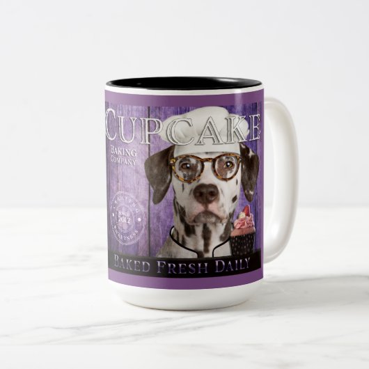 Dalmatiner Backcoffee Tasse (VorderseiteRechts)