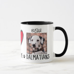 Dalmatiner Besitzer Frieden Liebe Hunde Liebhaber Tasse