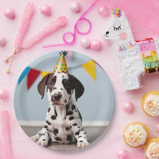 Dalmatiner Birthday Party Pappteller (Party)