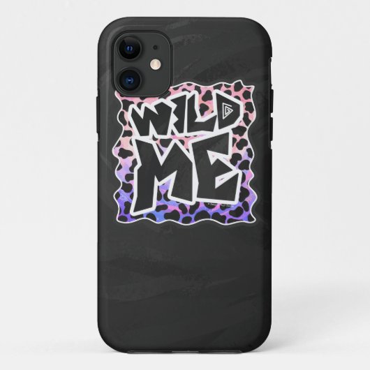 Dalmatiner Black and Pink Wild Me Case-Mate iPhone Hülle (Rückseite)