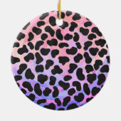 Dalmatiner Black and Pink Wild Me Keramik Ornament (Hinten)