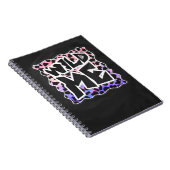 Dalmatiner Black and Pink Wild Me Notizblock (Rechte Seite)